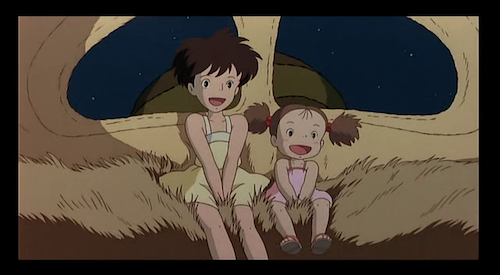 Tonari no Totoro: Mei Kusakabe, Satsuki Kusakabe, Nekobasu