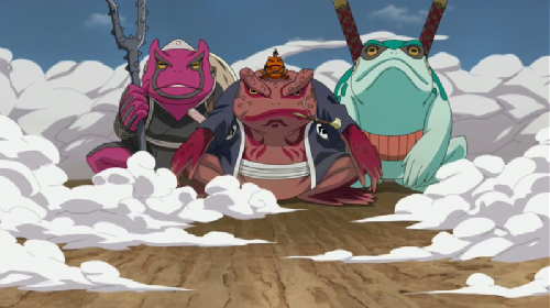 Naruto toads