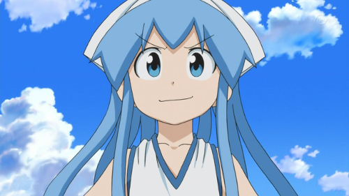 Shinryaku!_Ika_Musume Top 20 Anime Girls With Blue Hair Ika Musume 