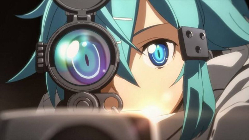 Sword Art Online II Top 20 Anime Girls With Blue Hair Shino Asada