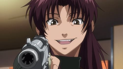 Revy - Black Lagoon Top 20 Anime Girls with Brown Hair