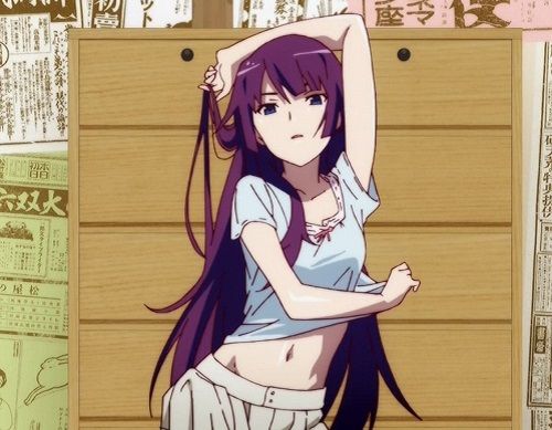 Hitagi Senjougahara from Bakemonogatari is one of the 20 Extremely Hot Anime Girls Who Will Blow Your Mind