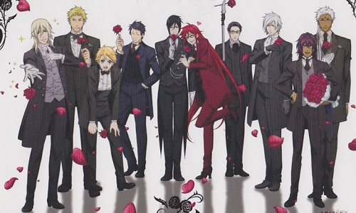 Black Butler bishounen anime