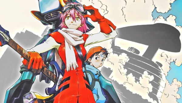 FLCL Cool anime Naota Nandaba Haruko Haruhara