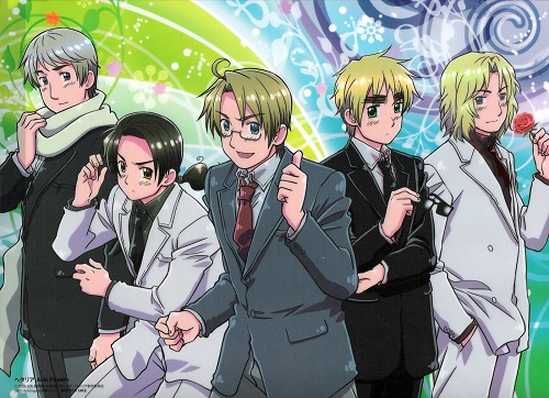 Hetalia Axis Powers bishounen anime