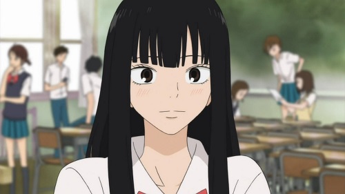 anime girl with long black hair