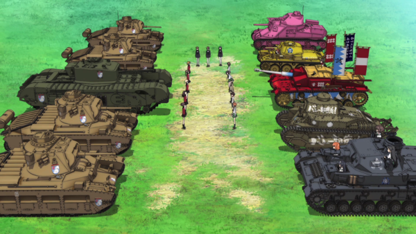 Girls und Panzer beautiful anime art