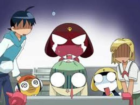 Keroro Gunsou, Keroro, Giroro, Tamama, Kururu