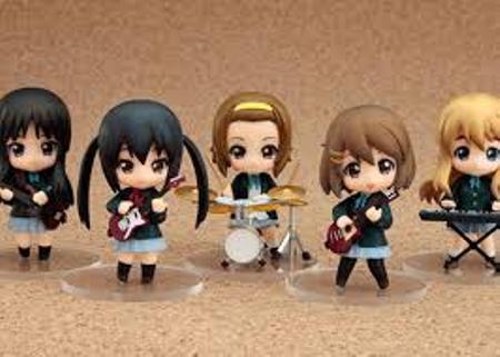 K-On! Yiu, Mio, Ritsu, Asuza, Tsumogi