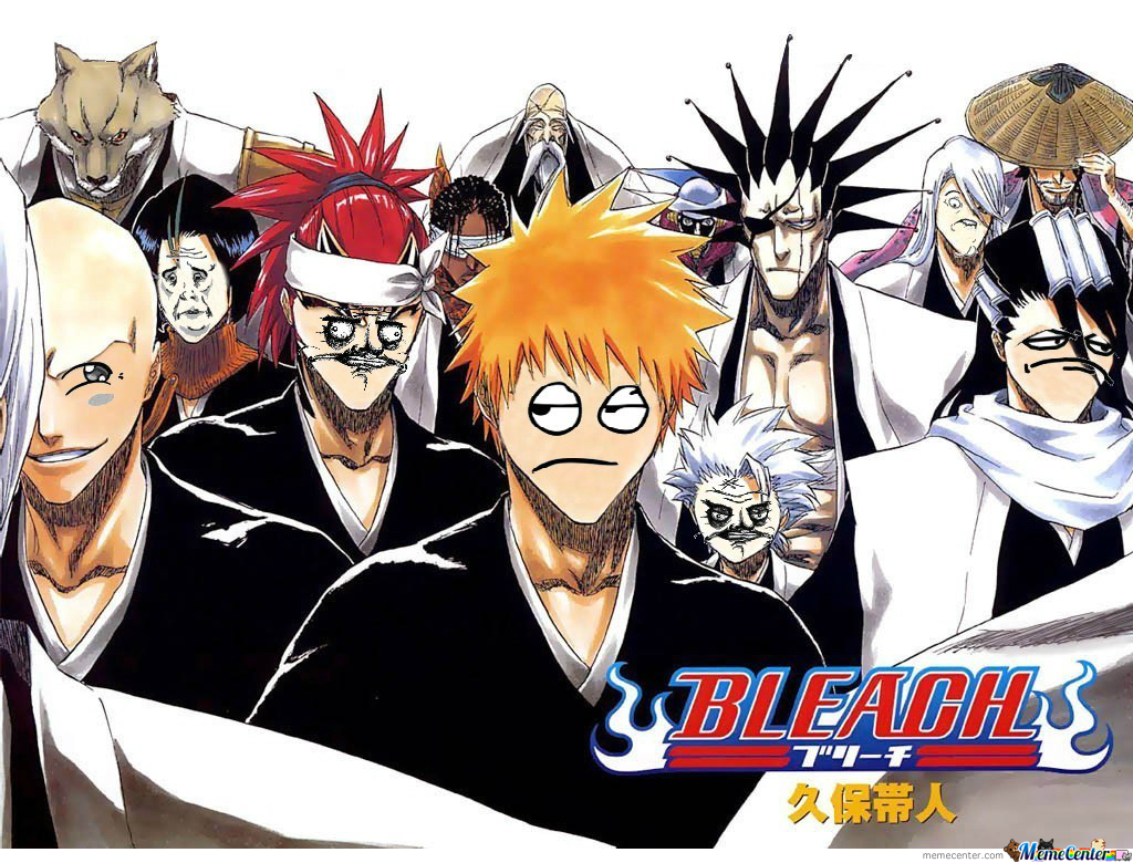 bleach funny faces