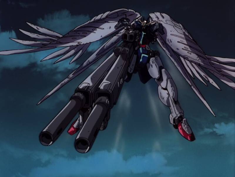 Mobile Suit Gundam Wing, Gundam Wing Zero, Anime, Fly