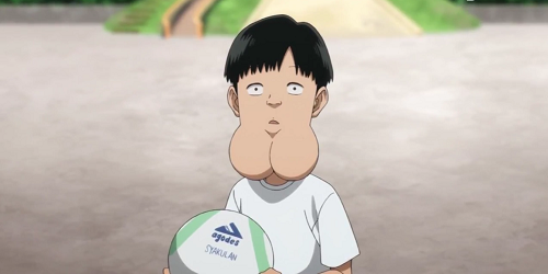 One Punch Man, Split-chinned kid