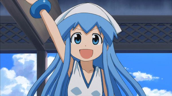 Squid Girl Ika Musume anime lips