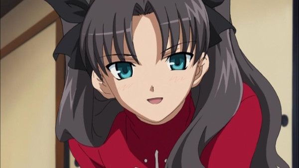Rin Toosaka Fate/Stay Unlimited Blade Works anime lips