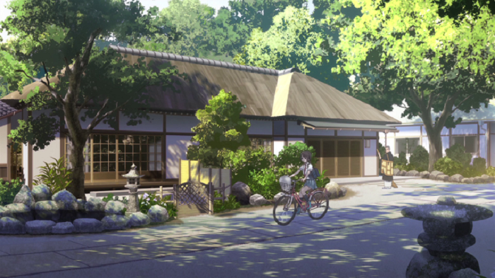 The anime house from Tari Tari