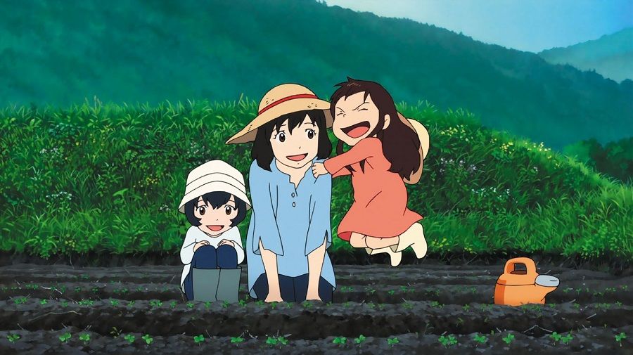 Ookami Kodomo no Ame to Yuki - Hana, Ame and Yuki gardening Best Anime Movies to Kick-Start 2016
