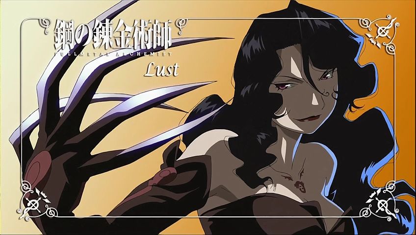 Lust, Full Metal Alchemist Brotherhood, Anime Eyecatch