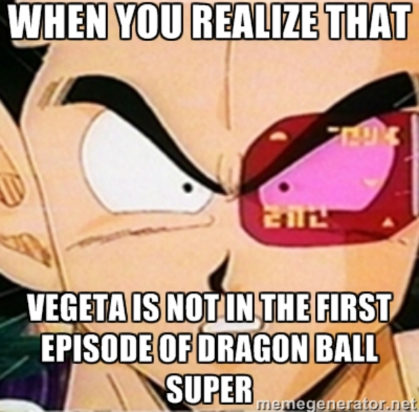 Dragon Ball Super memes, Vegeta