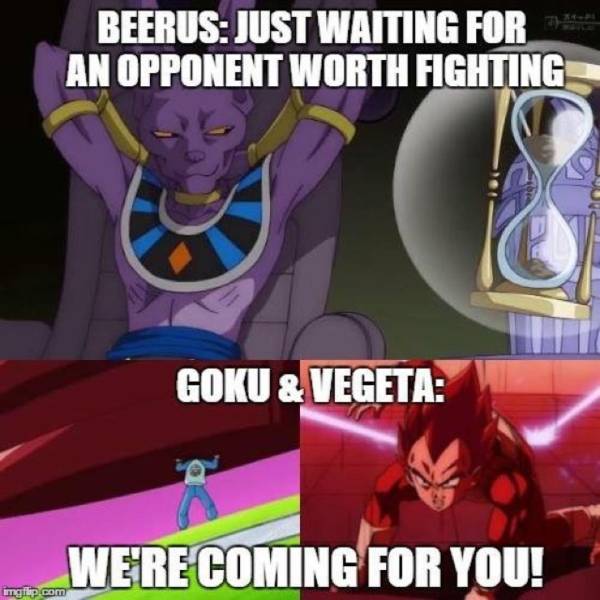 Dragon Ball Super memes, Vegeta, Beerus