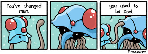 pokemon jokes, tentacruel, tentacool, pun, meme