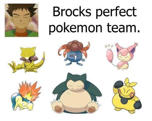 pokemon jokes, Takeshi, brock, meme, pun