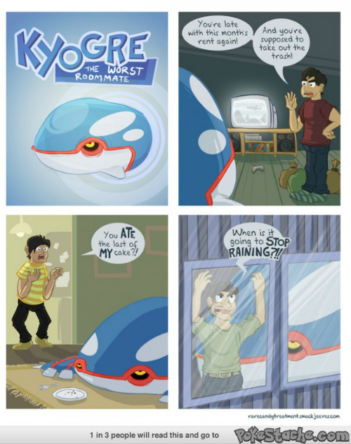 kyogre, pokemon jokes, comic