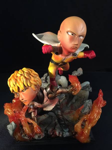 One Punch Man Genos and Saitama Figure