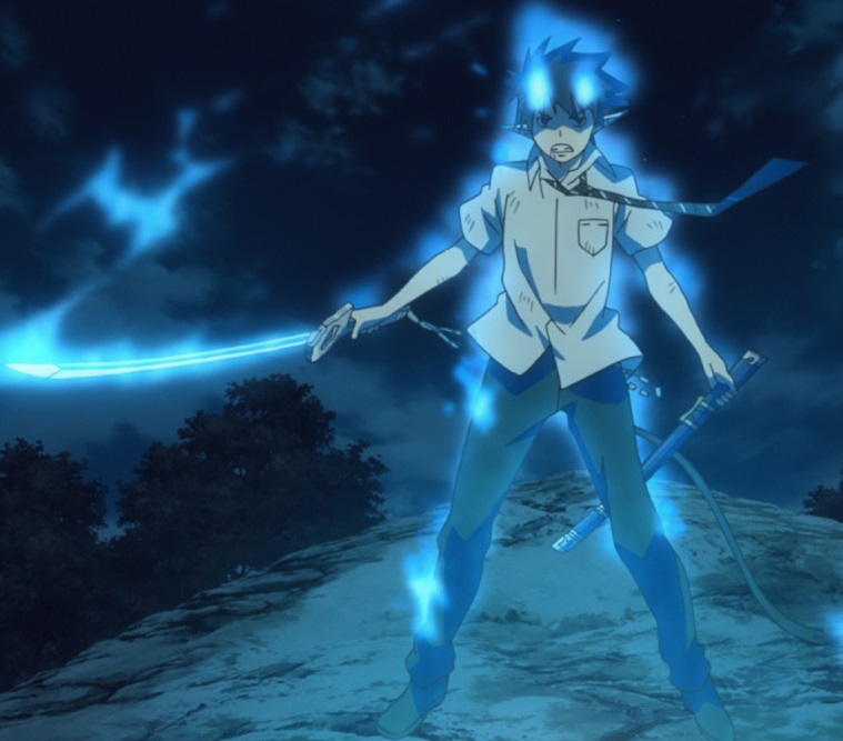 Ao no Exorcist: Rin Okumura anime swords