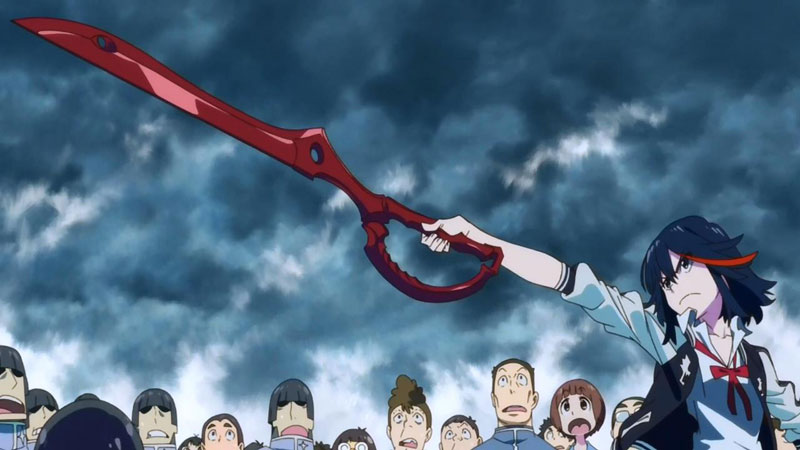 Kill la Kill: Ryuuko Matoi anime swords