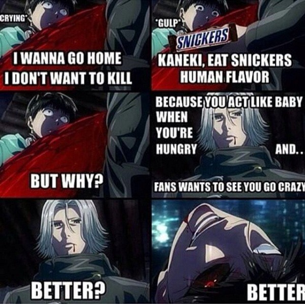 Top 15 Creative Tokyo Ghoul Memes Myanimelist Net