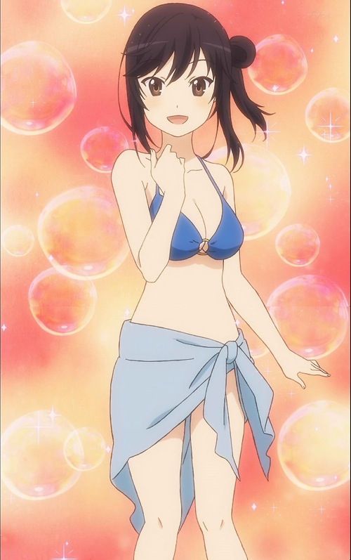 Check out these anime bikini babes from Love Live! and some anime swimsuit hunks! Hotaru Ichijo