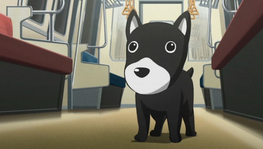 Tokugawa the dog from Miracle Train: Oedo-sen e Youkoso is one of the cutest anime pets ever!