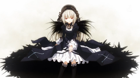 Suigintou, lolita anime, Rozen Maiden