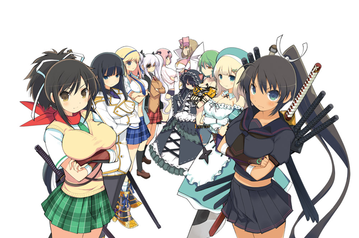 senran kagura figures