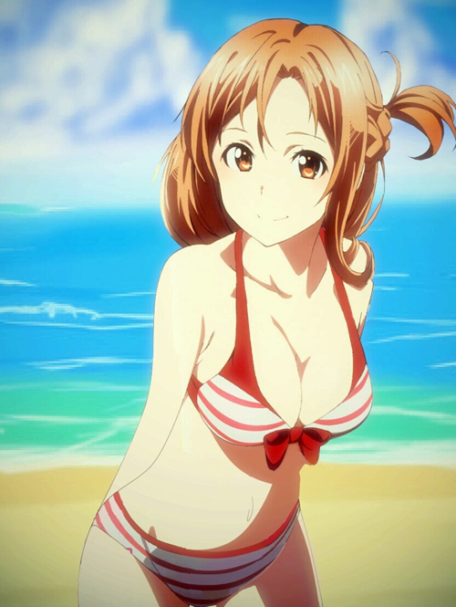 Top 20 Anime Bikini Girls and Swimsuit Beach Boys 