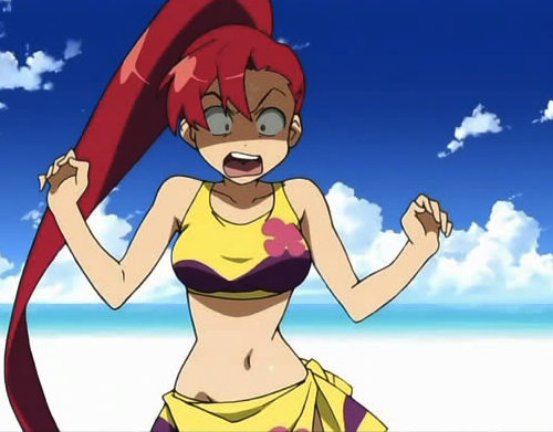 Check out these anime bikini babes from Love Live! and some anime swimsuit hunks! yoko littner