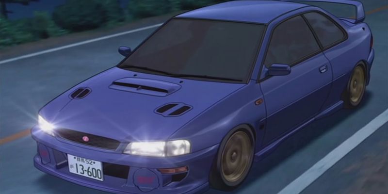 Initial D Anime Subaru Impreza WRX STI Coupe Type R Version V