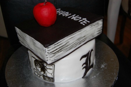 Death Note Anime Cake