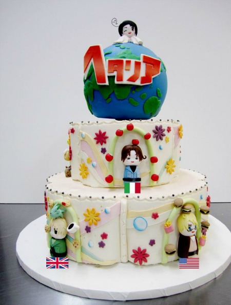 Hetalia Anime Cake