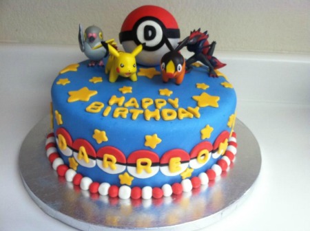 Pokemon Anime Cake