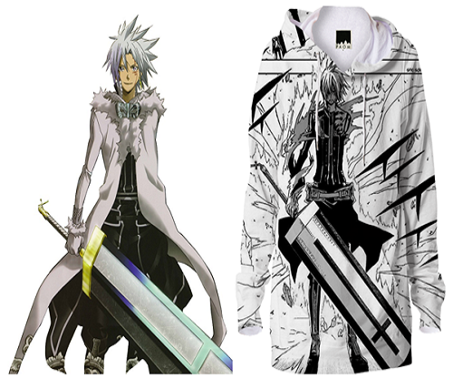 D. Gray Man anime jacket, Allen Walker