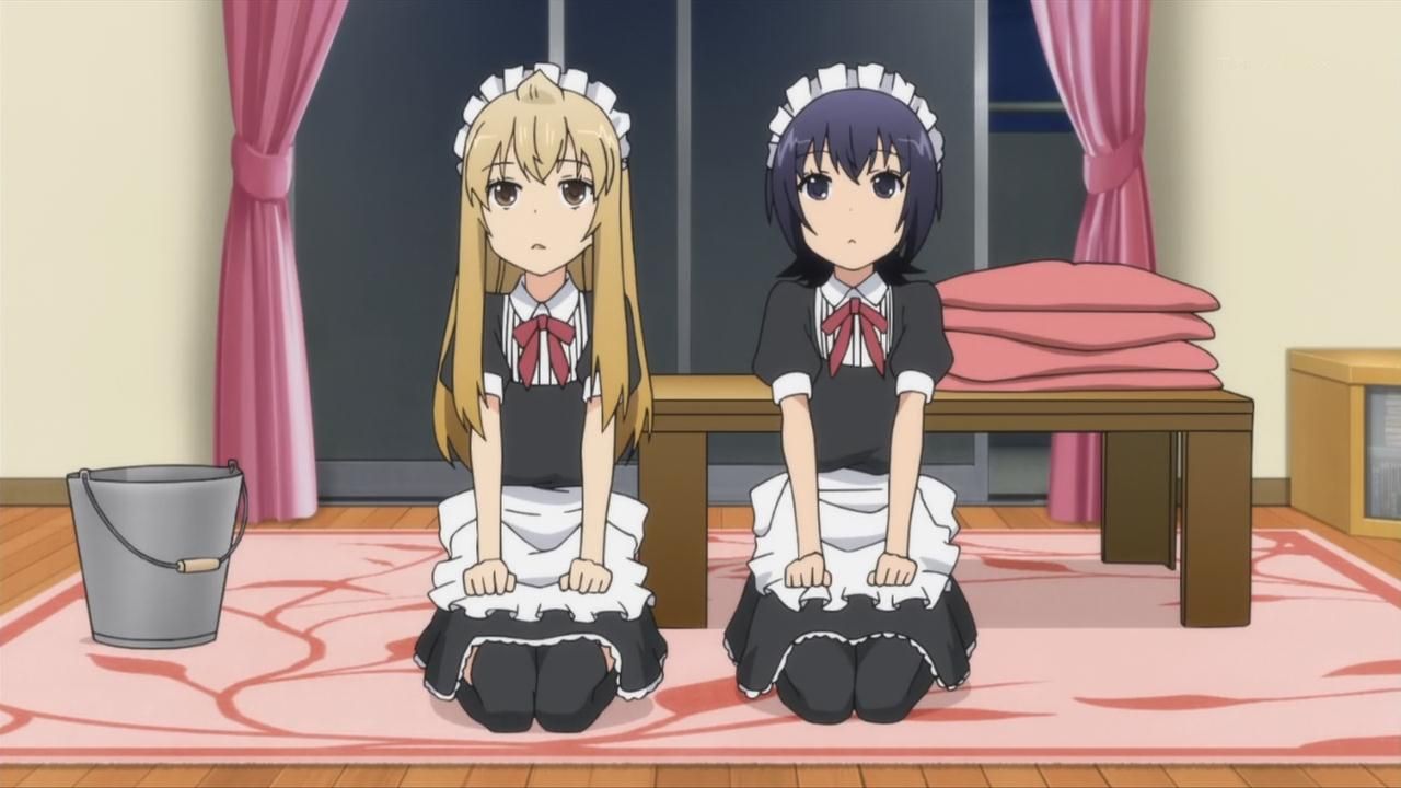 Minami-ke anime maid outfits are 
