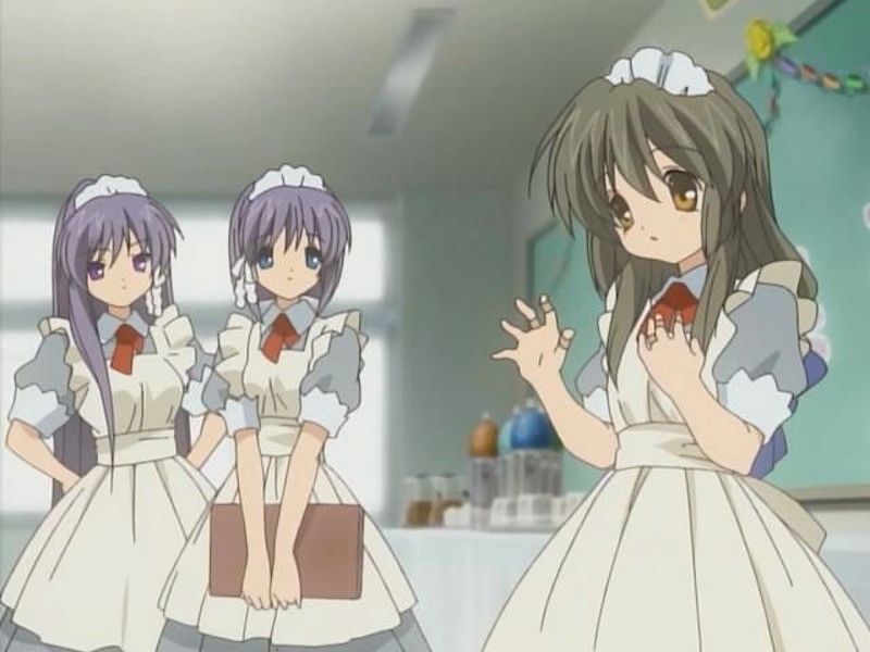 Clannad maid outfits are super cute! 