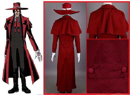 Anime Character With Red Trench Coat - Tradingbasis