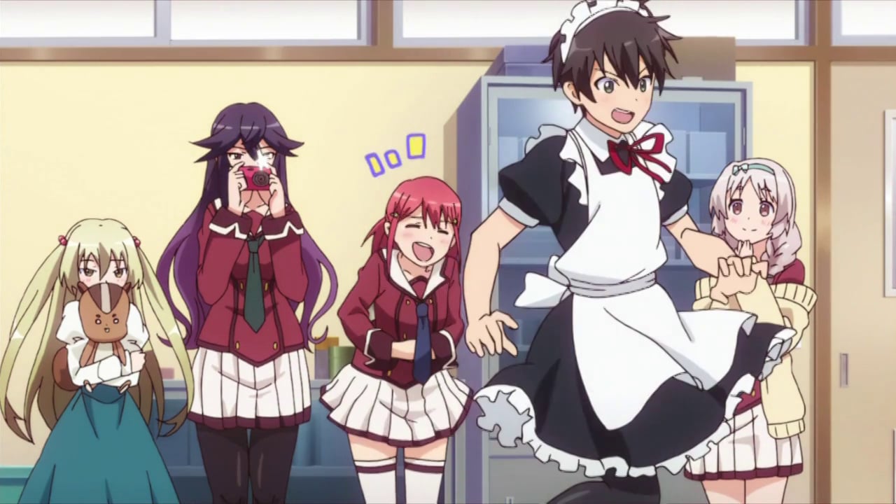 Inou-Battle wa Nichijou-kei no Naka de maid outfits are super cute! 