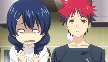 Shokugeki no Souma - Megumi Tadokoro and Souma Yukihira