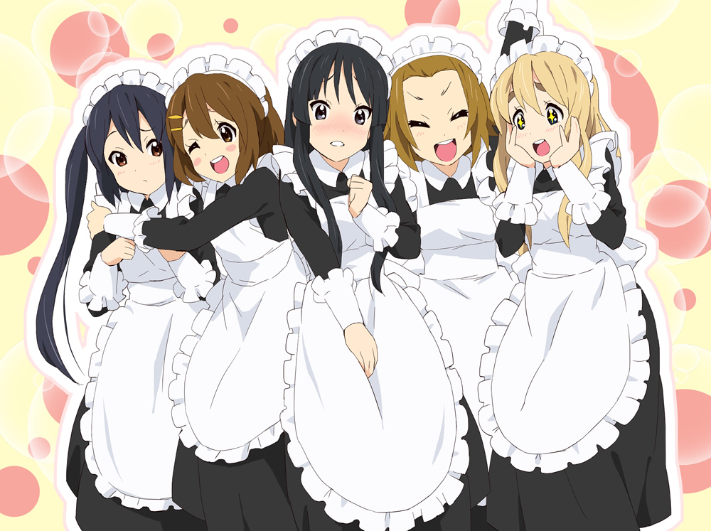 K-On! maid outfits are super cute! 