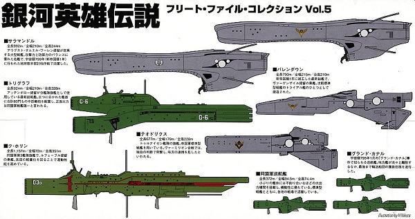 Ginga Eiyuu Densetsu Spaceships