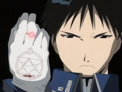 Fullmetal Alchemist Roy Mustang transmutation circle