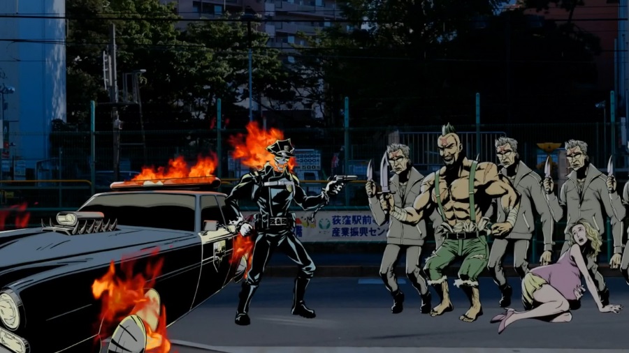 Inferno Cop weird anime